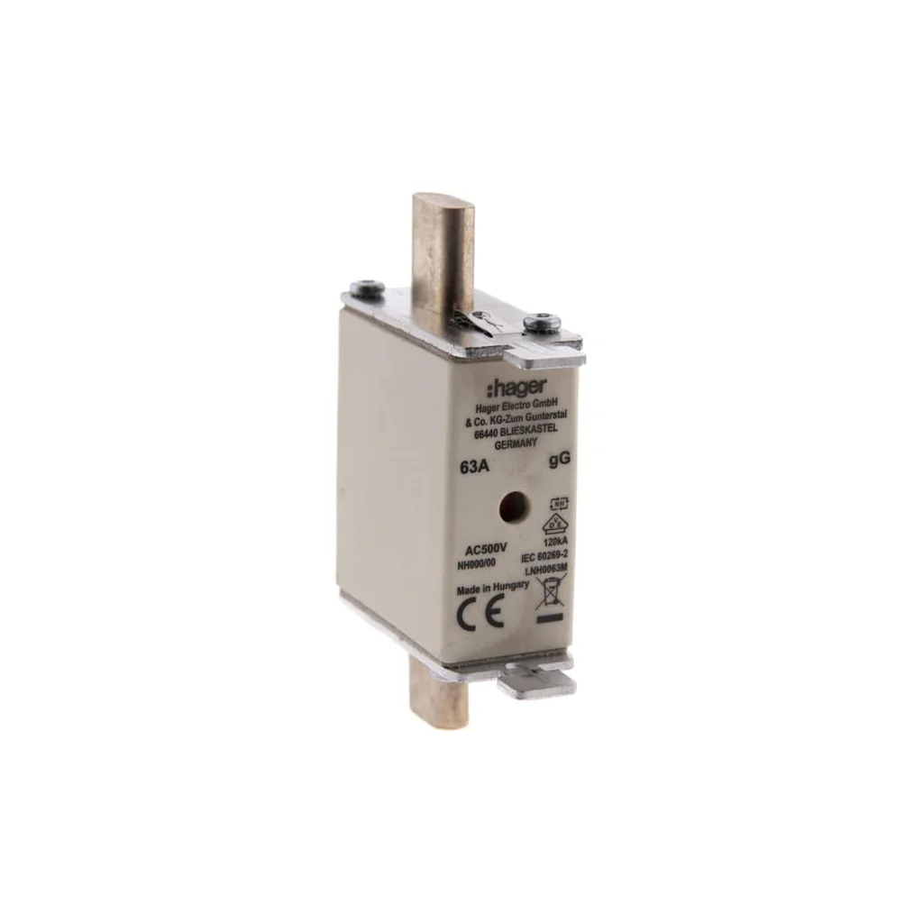 Siguranță fuzibilă standard, lamă, 500V, 63A LNH0063M