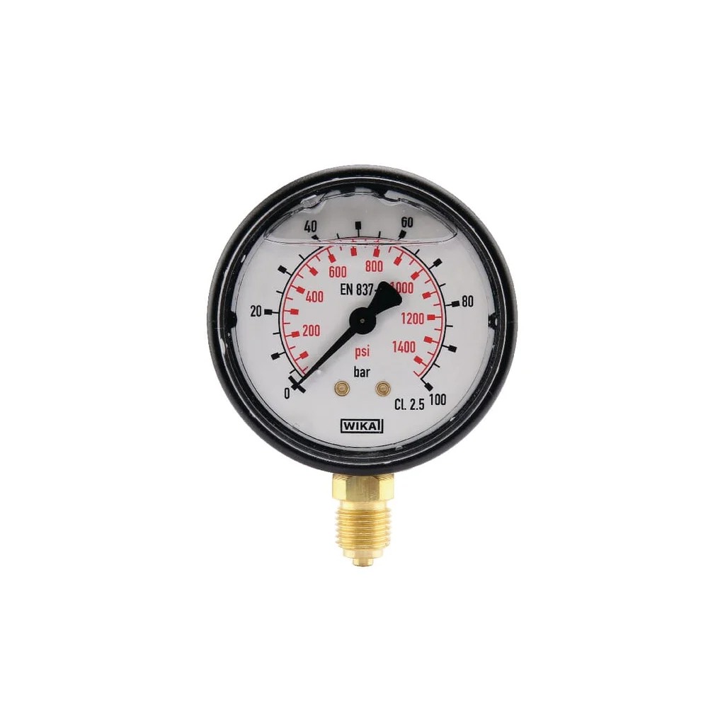 Manometru Ø63 0-100bar ¼" jos MA63100L04PLGF