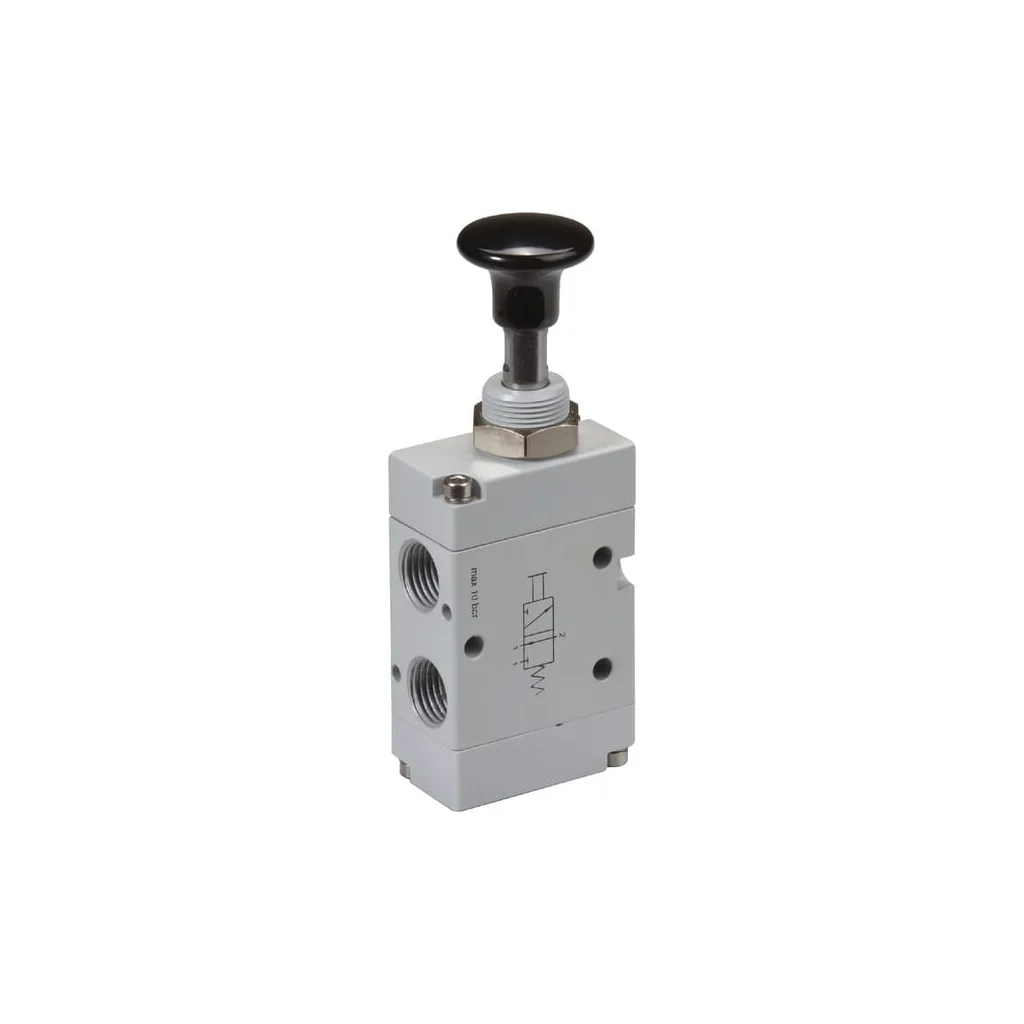 Culbutor de supapă 3/2-butoane 1/4" MAB32M14NC