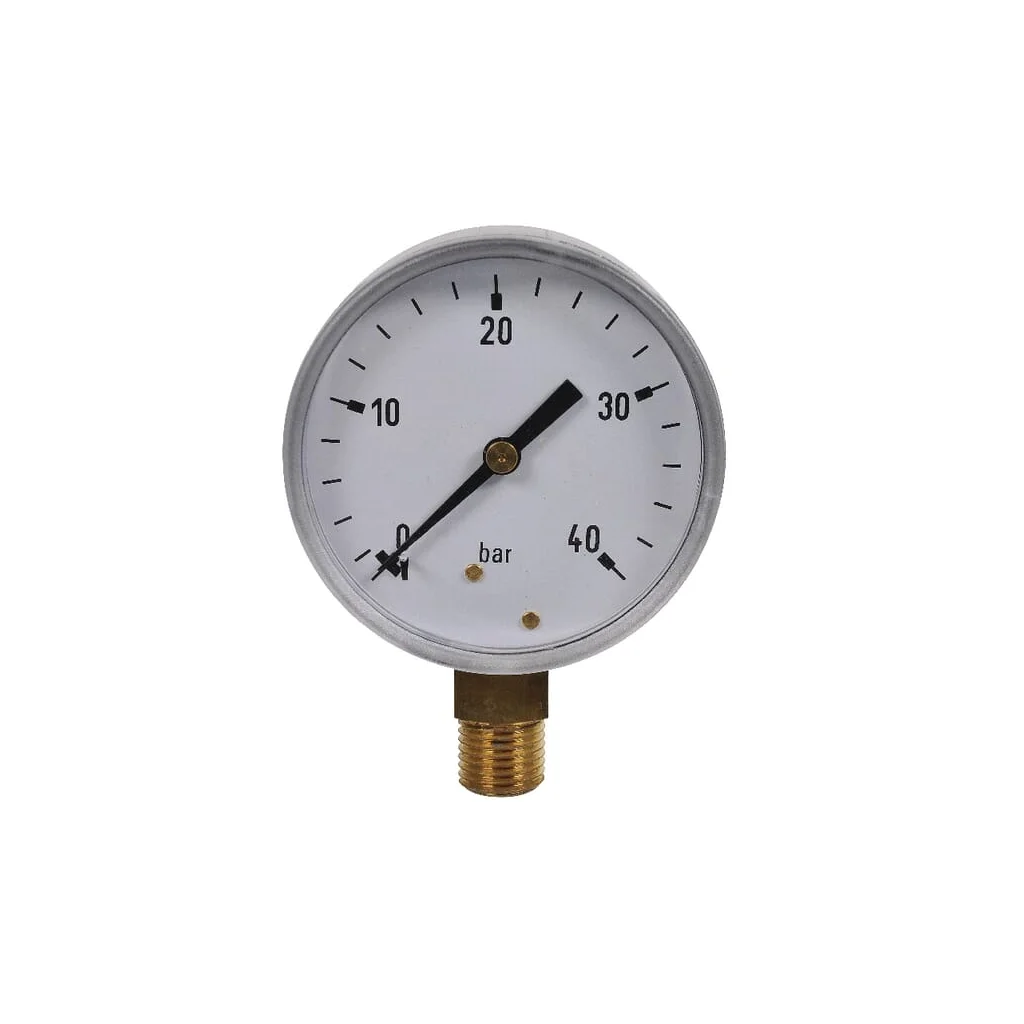 Manometru Ø63 0-40bar ¼" jos MA6340L04SS