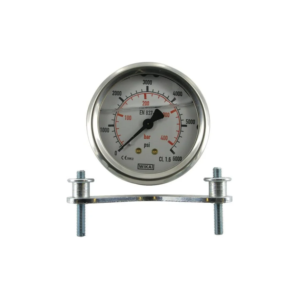 Manometru Ø 63 mm 400bar/6000psi carcasă inoxidabilă-spate MA63400AM