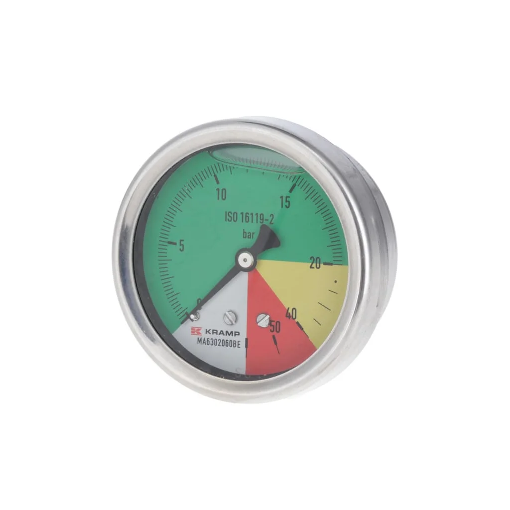 Manometru diametru 63mm 0-20-40-60 1/4" BSP conexiune spate MA632060BE
