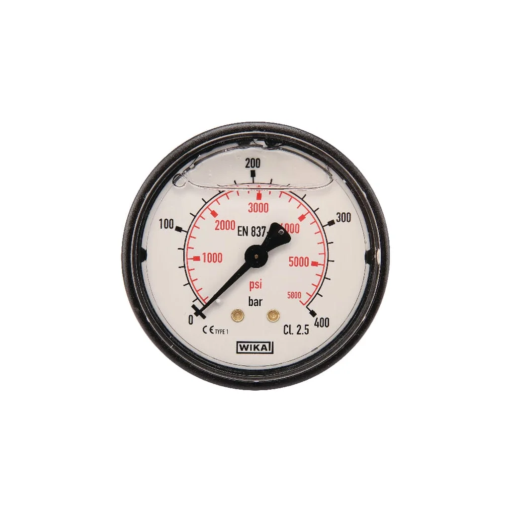 Manometru Ø63 0-400bar ¼" spate MA63400B04PLGF