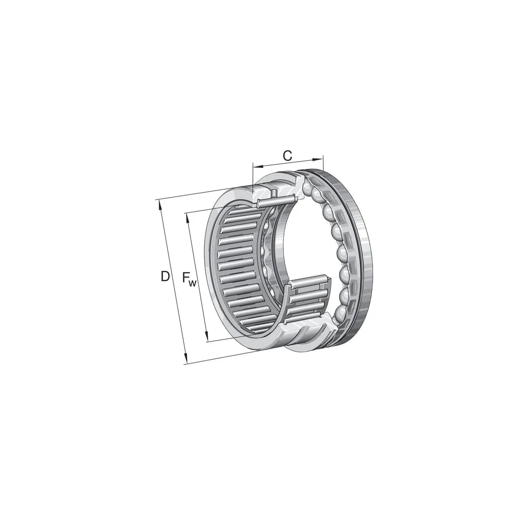 Rulment axial cu bile / colivie cu ace NKX10TVXL