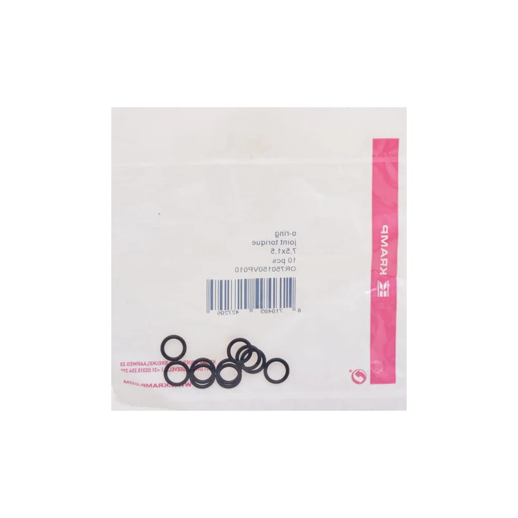 O-ring 7.5x1.5 75 Shore Viton 10x OR750150VP010