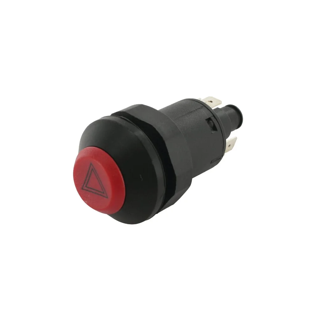 Comutator tip buton lumini de avarie rotund roșu 11105130PN