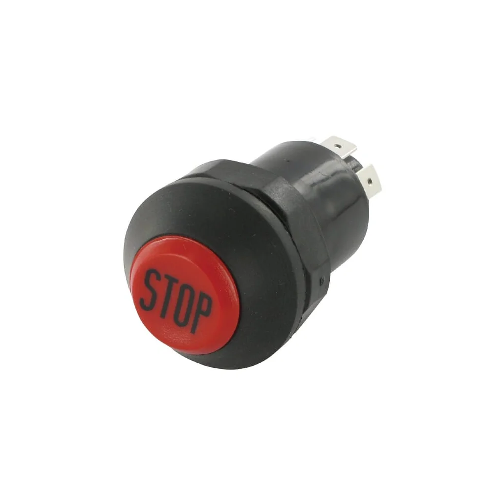 Comutator tip buton Stop rotund roșu 11175200PN