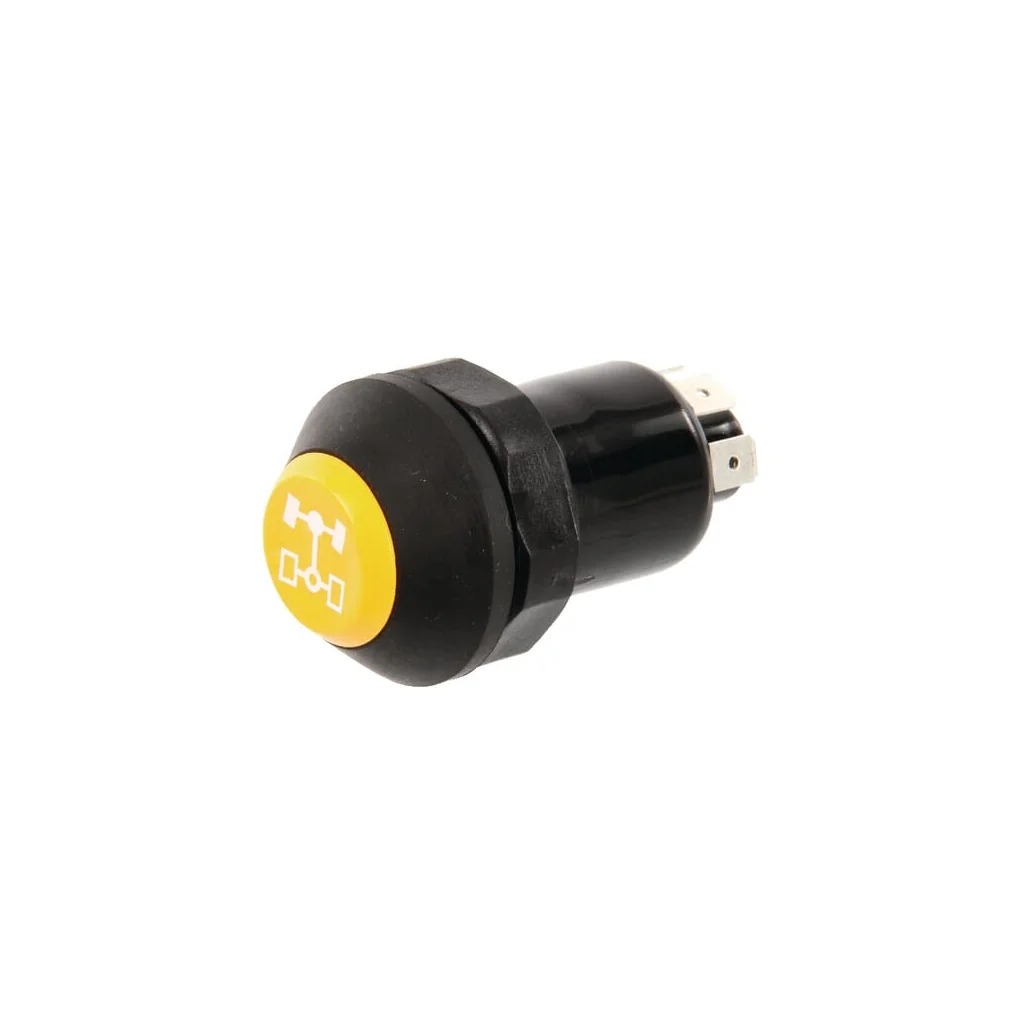 Comutator tip buton transmisie roată față rotund galben 11175010PN