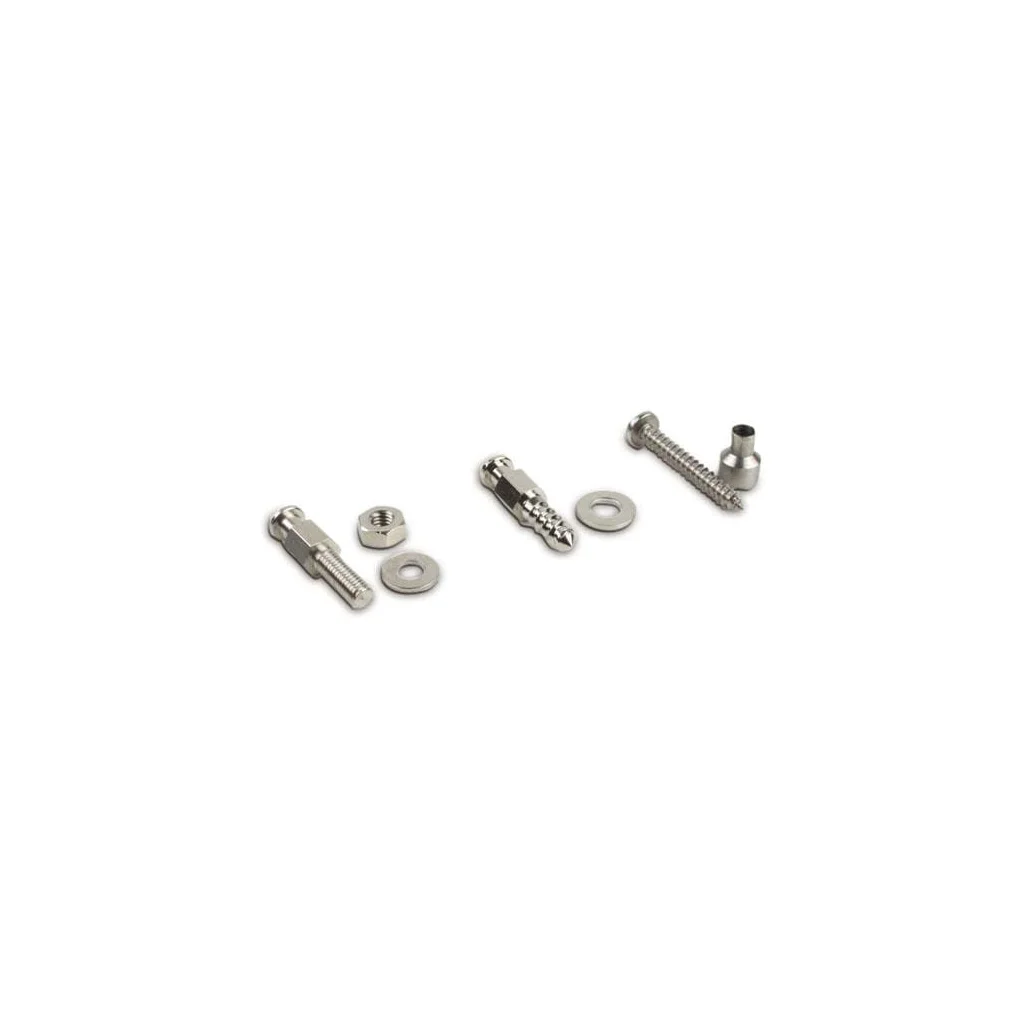Şurub pentru lemn, 4,3 x 25 mm incl. şaibă, alamă nichelată PL10109