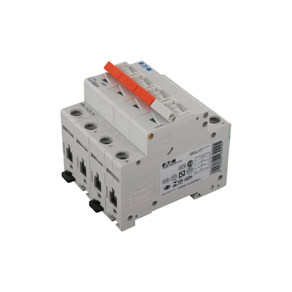 Întrerupător automat miniatural 63A, 3P+N, C PLS6C633N