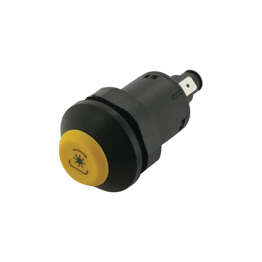 Comutator tip buton cardan rotund galben 11245600PN