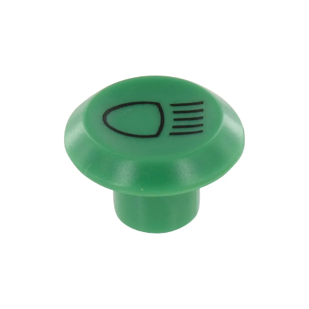 Capac buton fază scurtă rotund galben 11346290PN