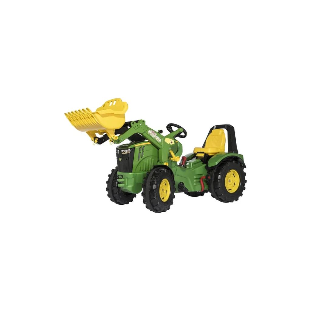 Tractor cu pedale John Deere 8400R, încărcător frontal și frână, X-Trac R65107