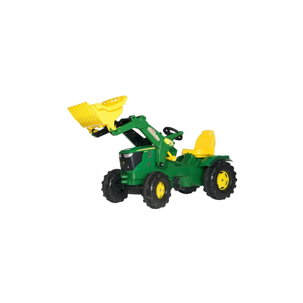 Tractor cu pedale John Deere 6210R cu încărcător frontal rollyFarmtrac Rolly Toys R61109