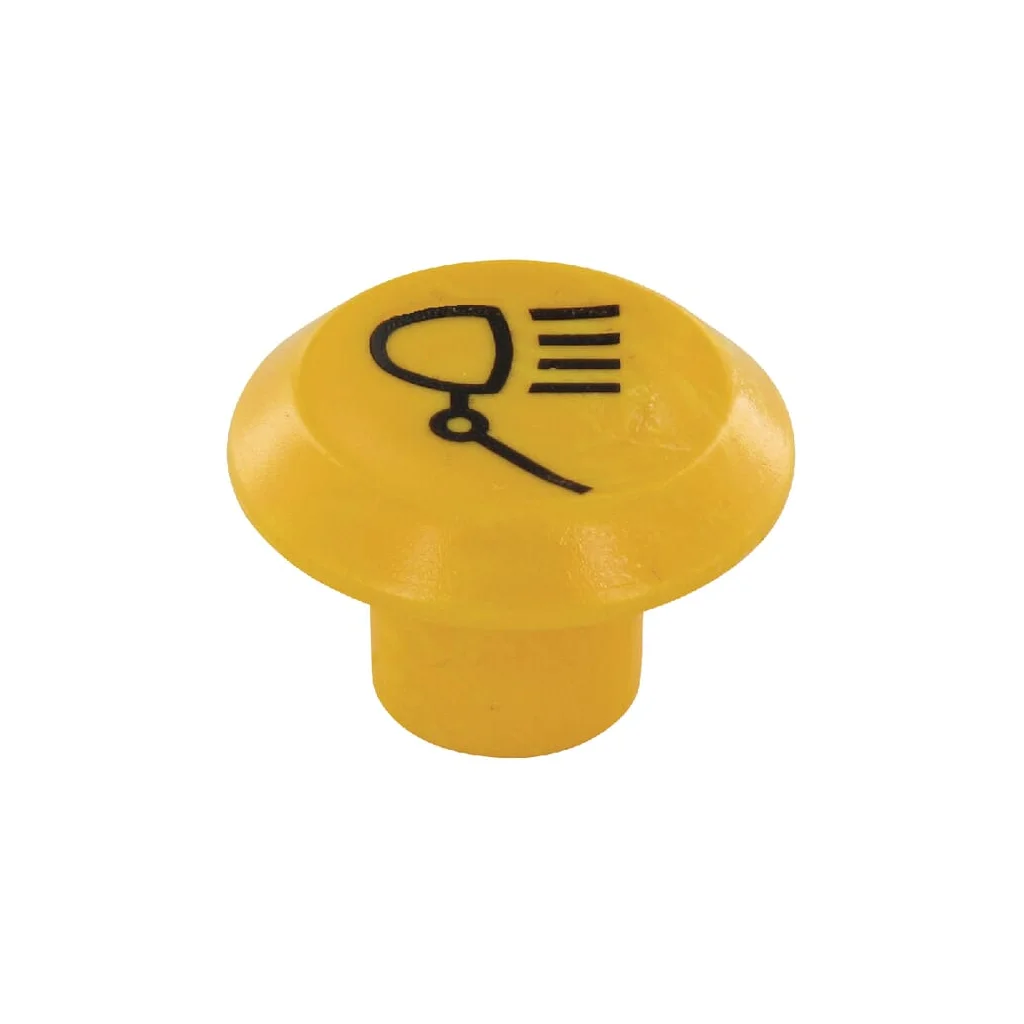 Capac buton lumini de lucru rotund galben 11316300PN