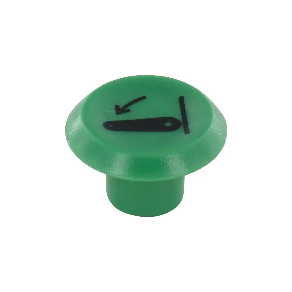 Capac buton ridicare cuplaj rotund verde 11346310PN