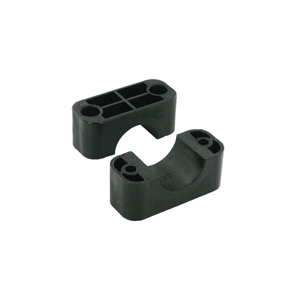 Clemă neagră netedă A5 32mm RS911532PAG