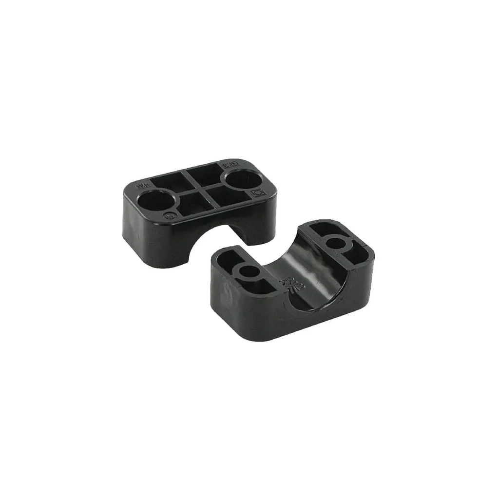 Clemă neagră netedă A3 22 mm RS911322PAG