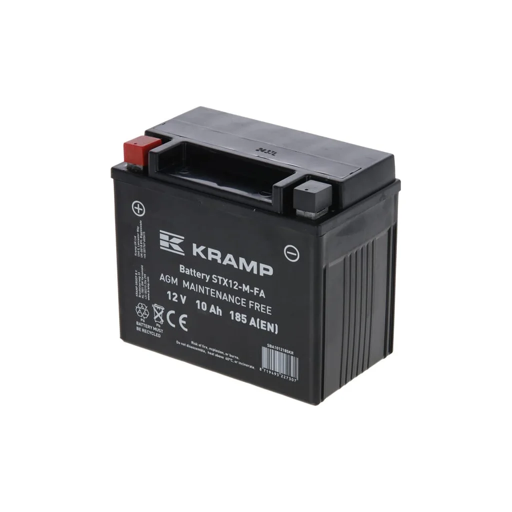 Baterie 12V 10Ah 185A închisă SBA1012185KR