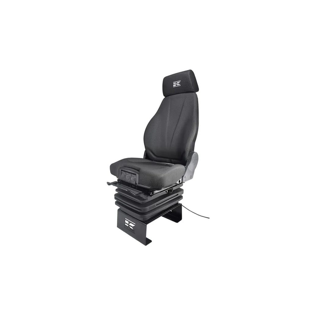 Scaun K-Lux, cu suspensie pneumatică, 520 mm, 24 V, negru SKL890550BB