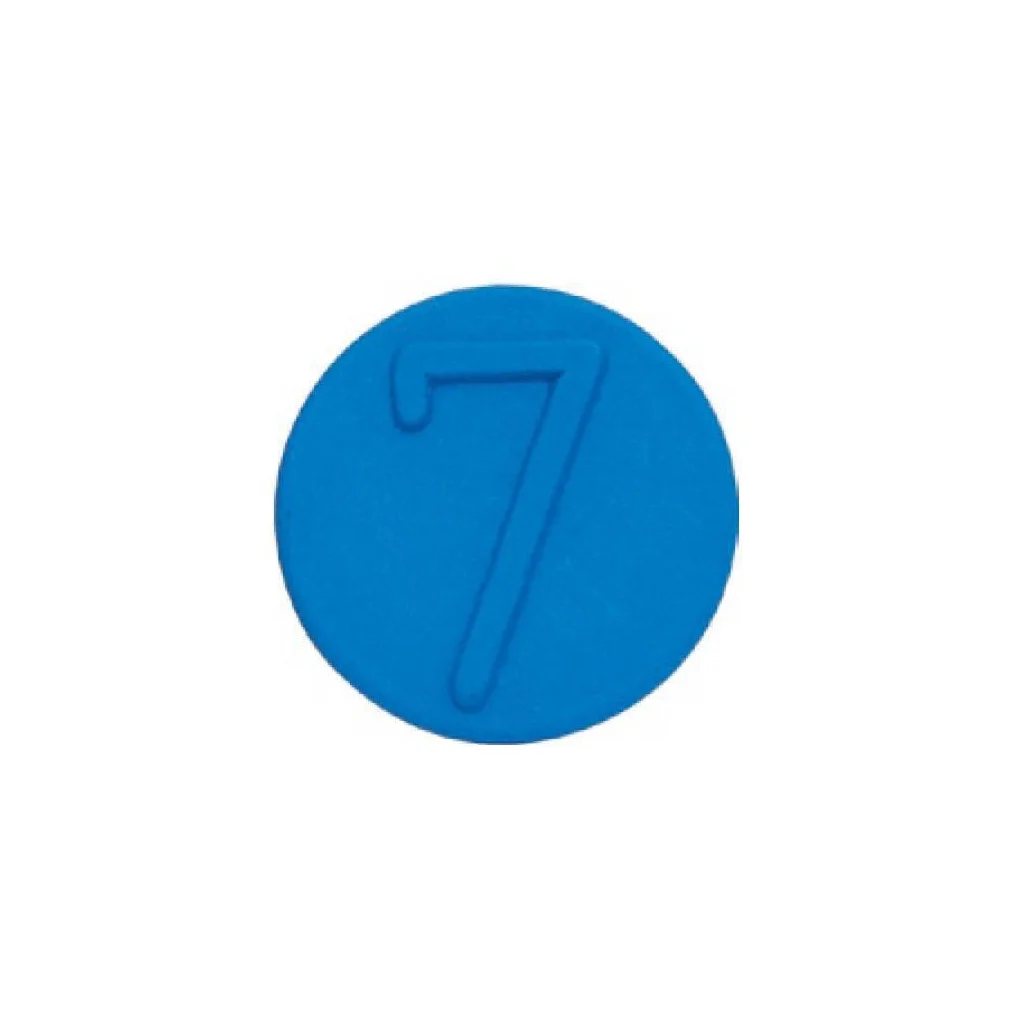 Cleme marcator 7, albastre SKV9FCL7BLUE