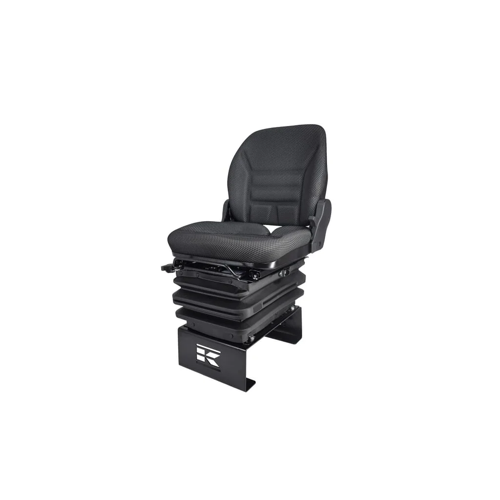 Scaun K-Lux, cu suspensie pneumatică, 485 mm, 12 V, negru SKL8001480BB
