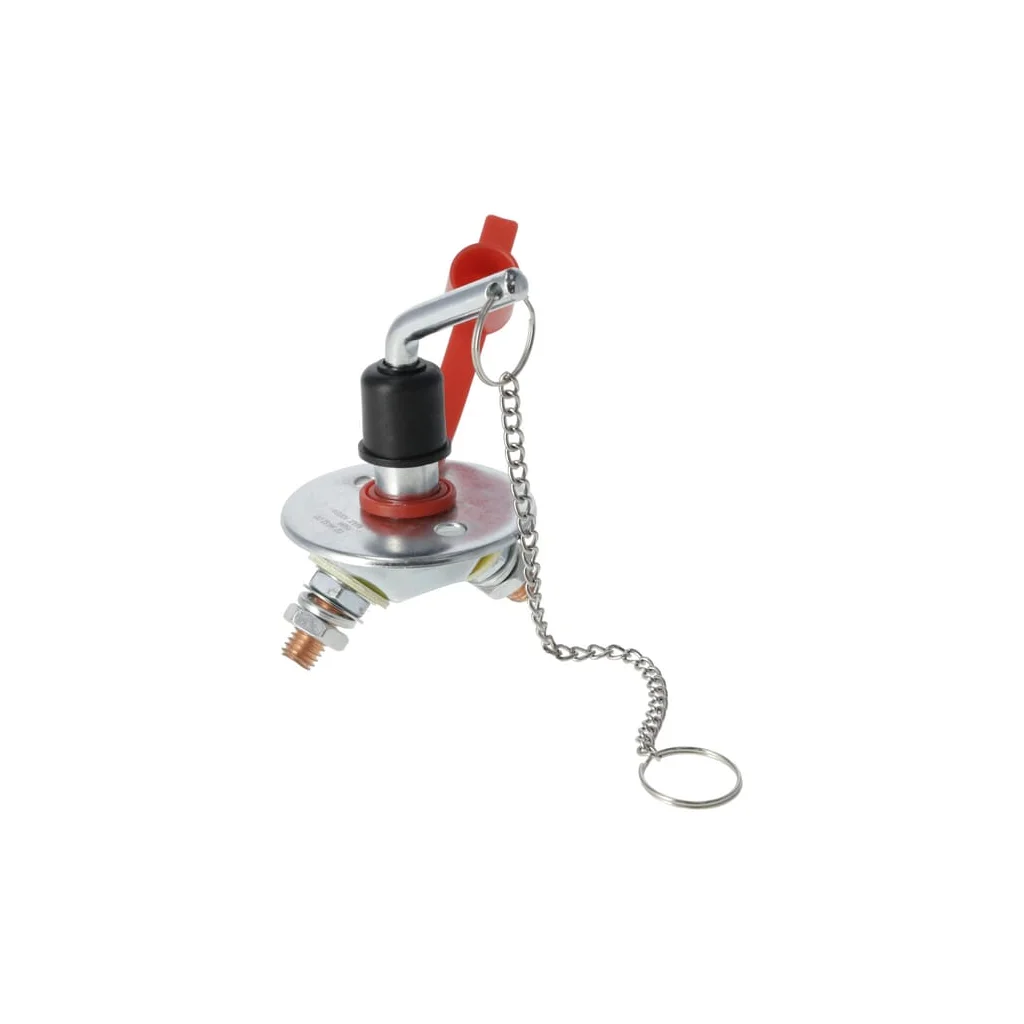 Comutator baterie, rotund, argintiu, tip mini M10, 12-48V, 150A/1000A (5sec), IP63 SW10007KR