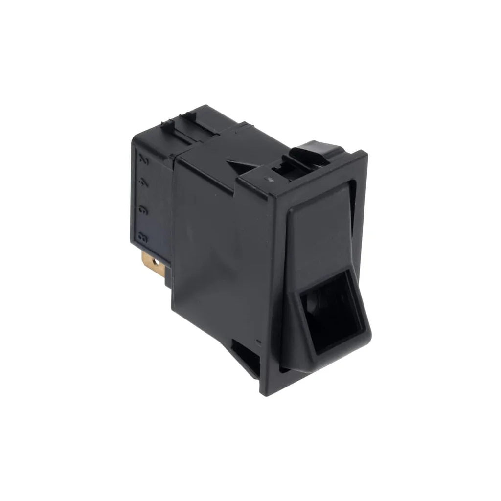 Comutator basculant, II+I-0, off-on-on, 12V, 5 pini, funcție iluminat, cu bec SW10061KR