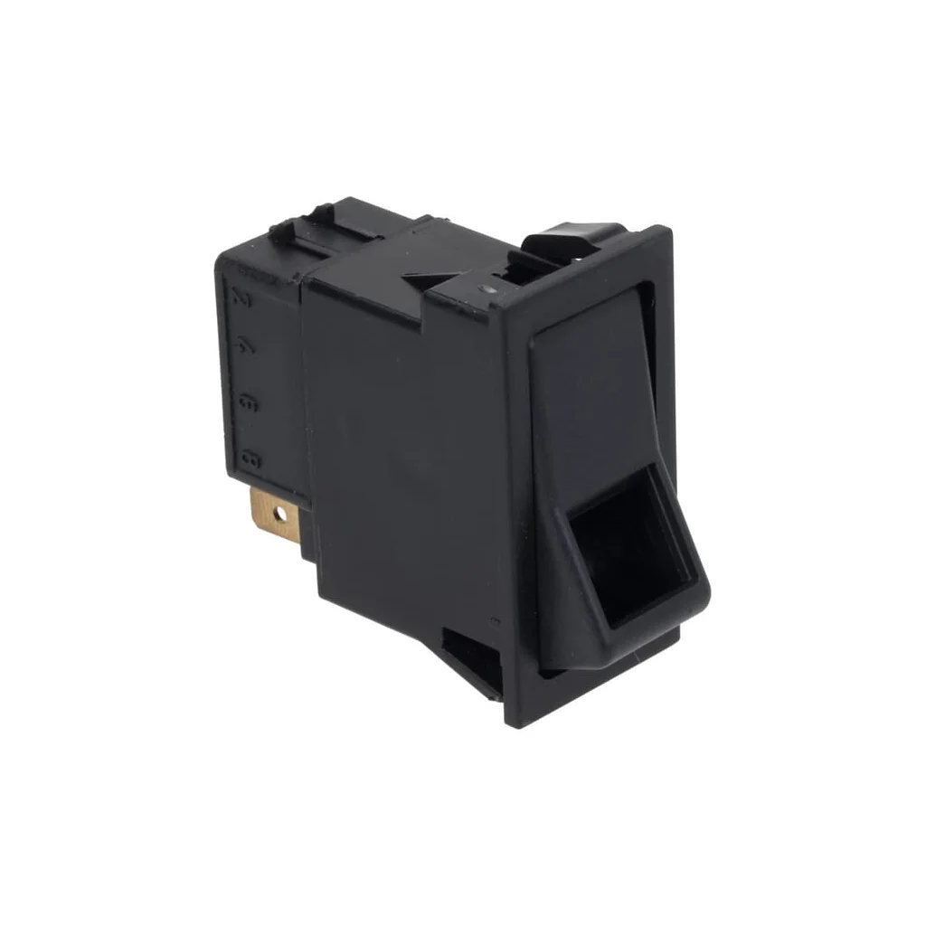 Comutator basculant, II+I-0, on-on-on, 12V, 6 pini, funcție de iluminare, cu bec SW10060KR