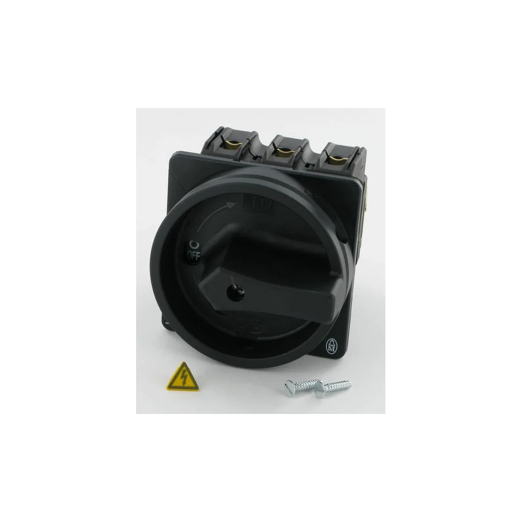 Comutator rotativ 2P, 20A, BK T01102EASVBSW