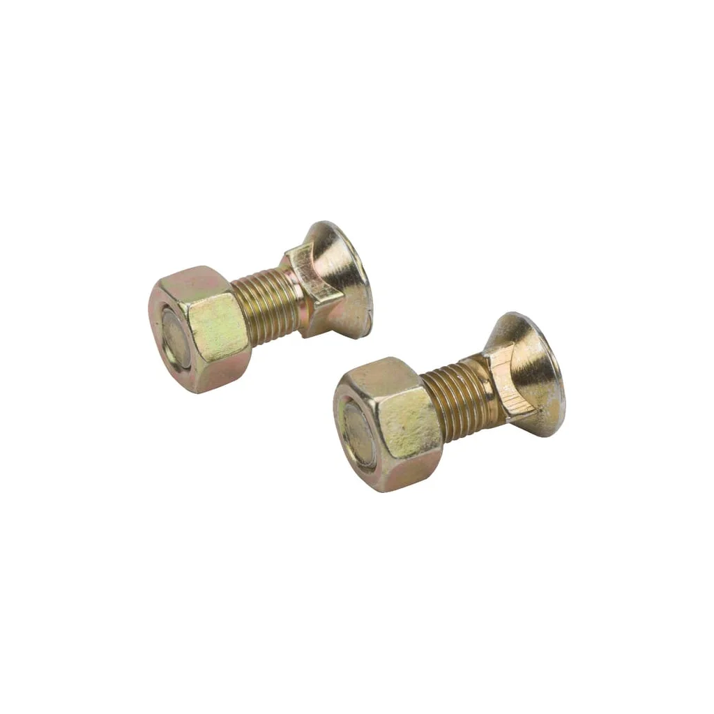 Șurub plug cu gât pătrat și piuliță 3/8"x25mm 2 buc. TB80101