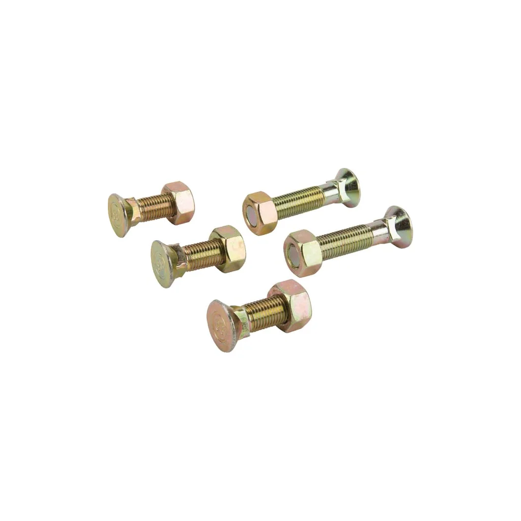Șurub plug cu gât pătrat și piuliță 7/16"x35mm 3 buc. 7/16"x55mm 2 buc. TB80012