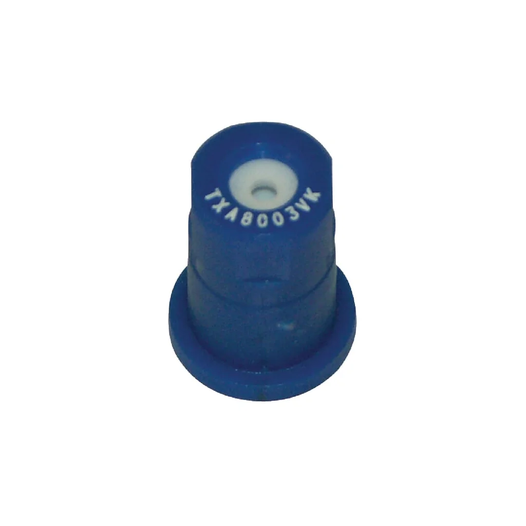 Duză conică goală TXA 80° 03 albastră din material ceramic TeeJet TXA8003VK