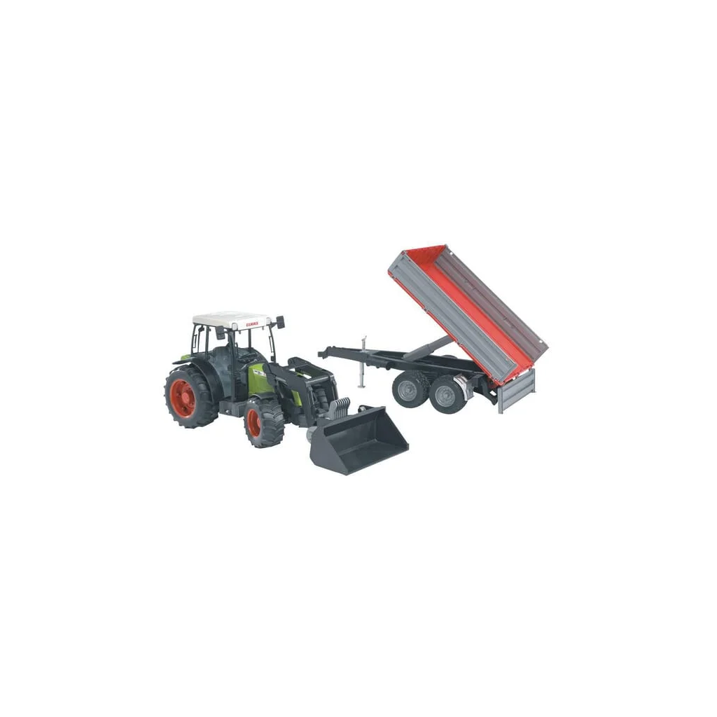 Tractor Claas Nectis 267F cu încărcător frontal și remorcă basculabilă U02112
