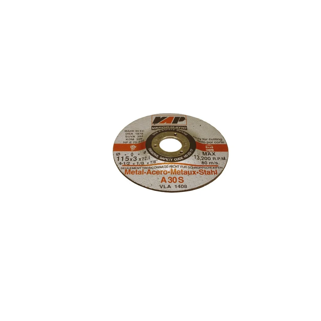 Disc de tăiere pentru metal, bombat Vapormatic (x25) VLA1408