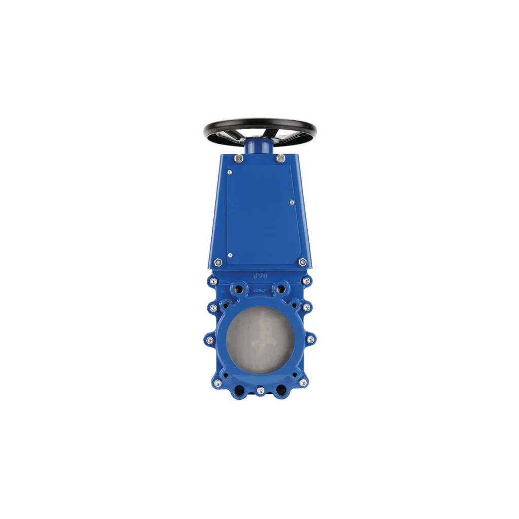 Robină cu cuțit + volant DN100 VGRH100