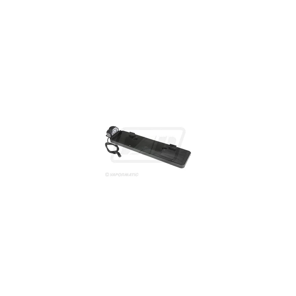Suport plăcuță de înmatriculare LED, pentru plăcuță 520x110mm, 12-24V, rectangular, sistem de conectare click (Jaeger) VLC2398