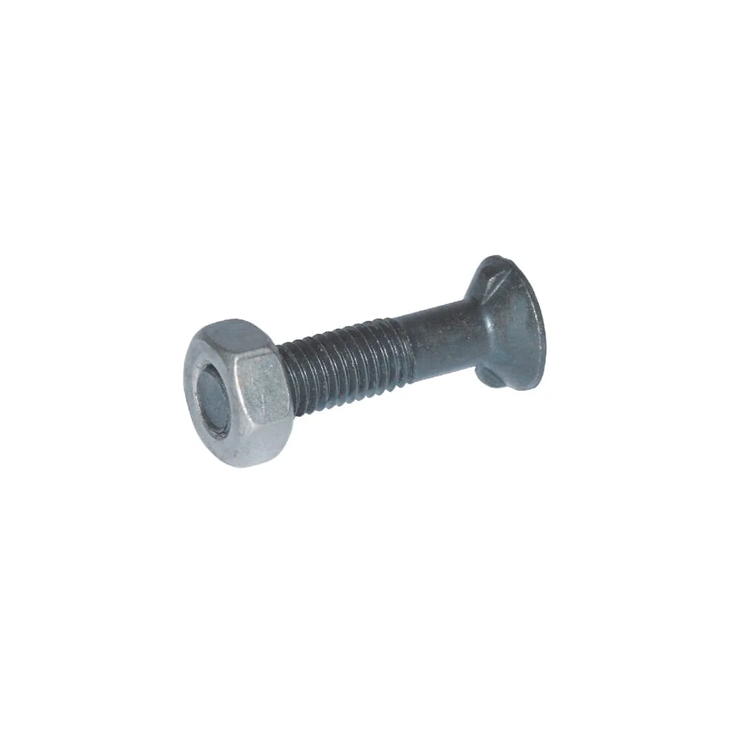 Șurub plug cu umeri și piuliță M10x60mm 2N 12602N
