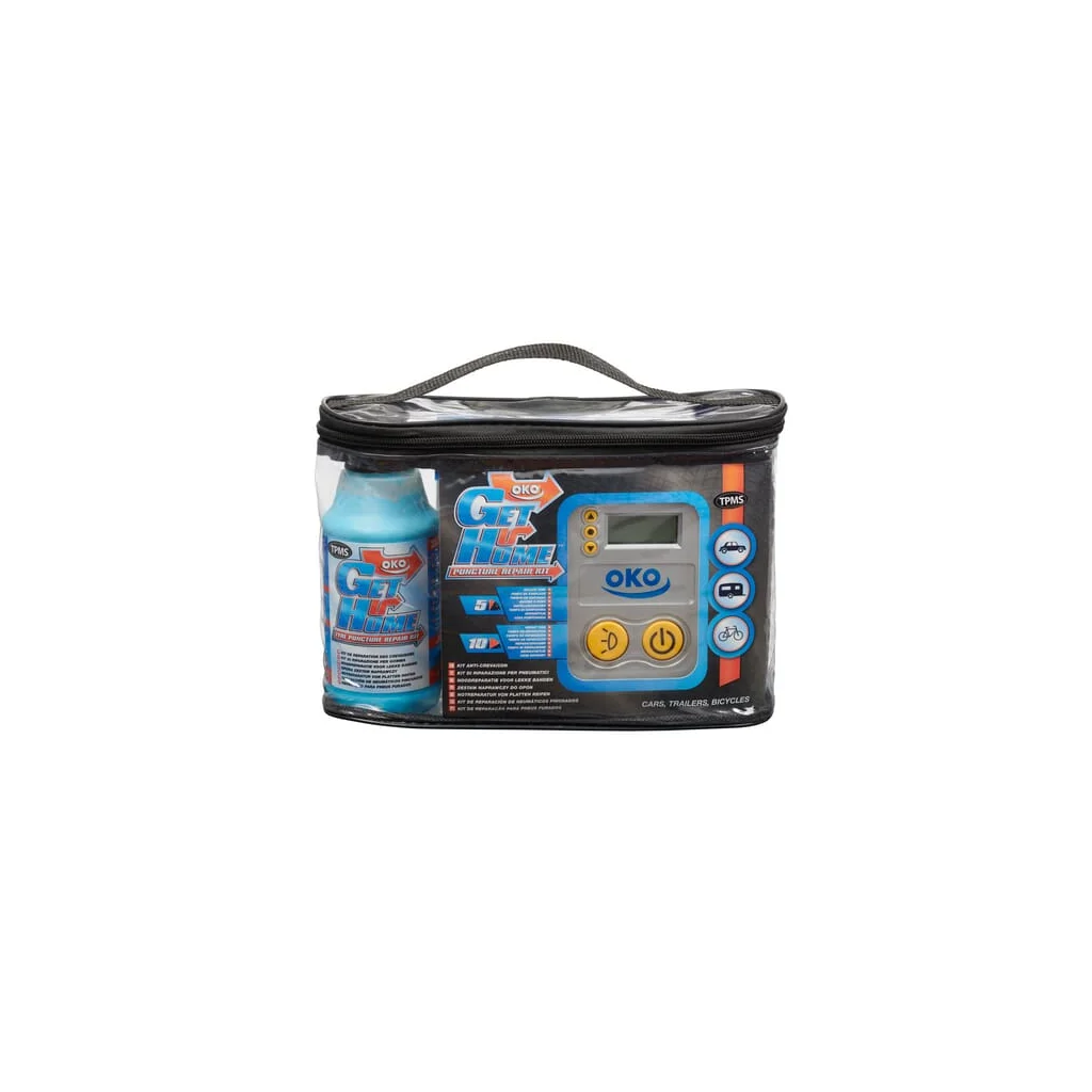 Set compresor de anvelope și etanșant "Get U Home" WA8200