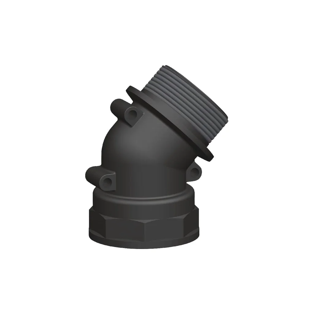 Racord furtun cot 45° 2" filet mamă/tată 127077