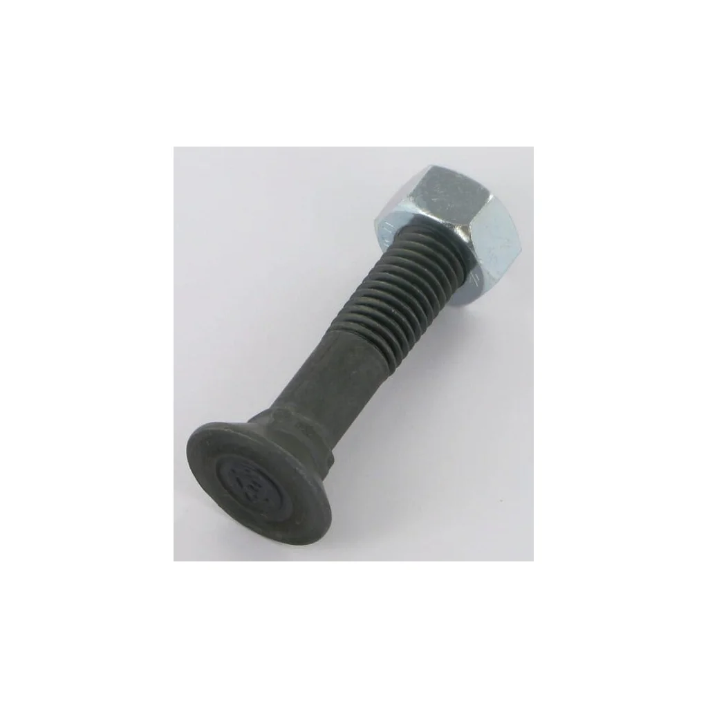 Șurub plug cap plat înecat gât pătrat cu piuliță DIN608 M12x60mm grupa 12.9 1260129VK