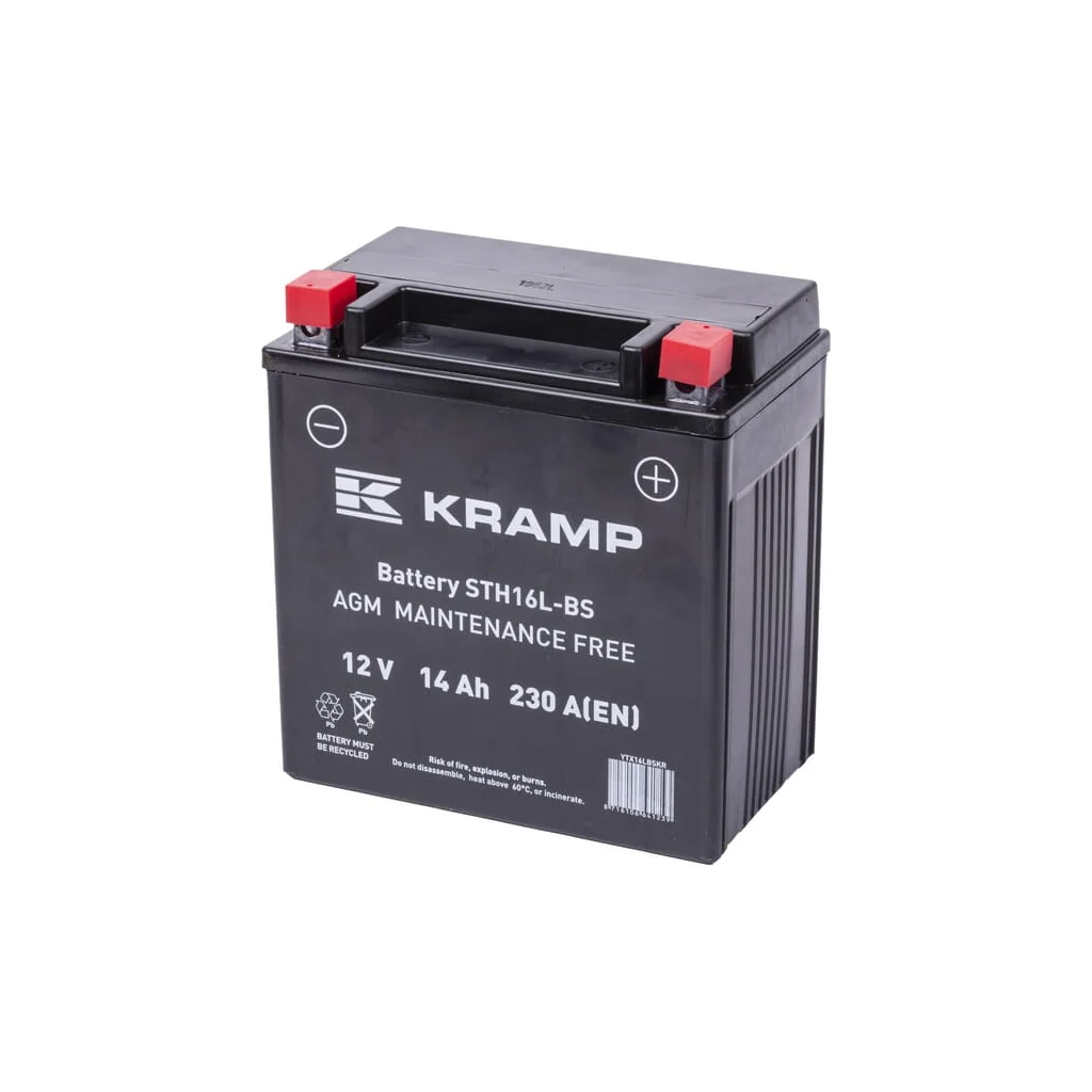 Baterie 12V 14Ah 230A sigilată YTX16LBSKR