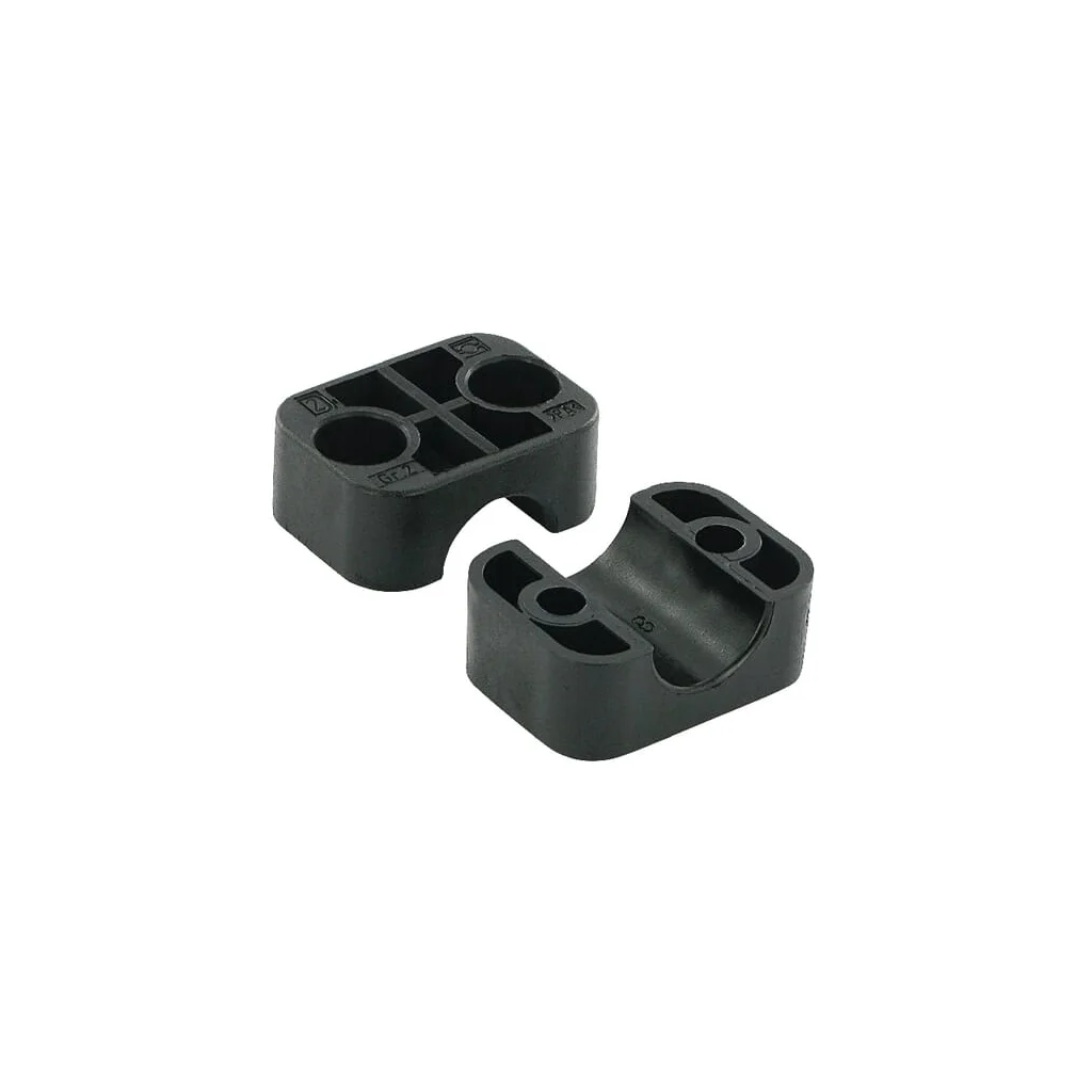 Clemă neagră netedă A2 18mm RS911218PAG