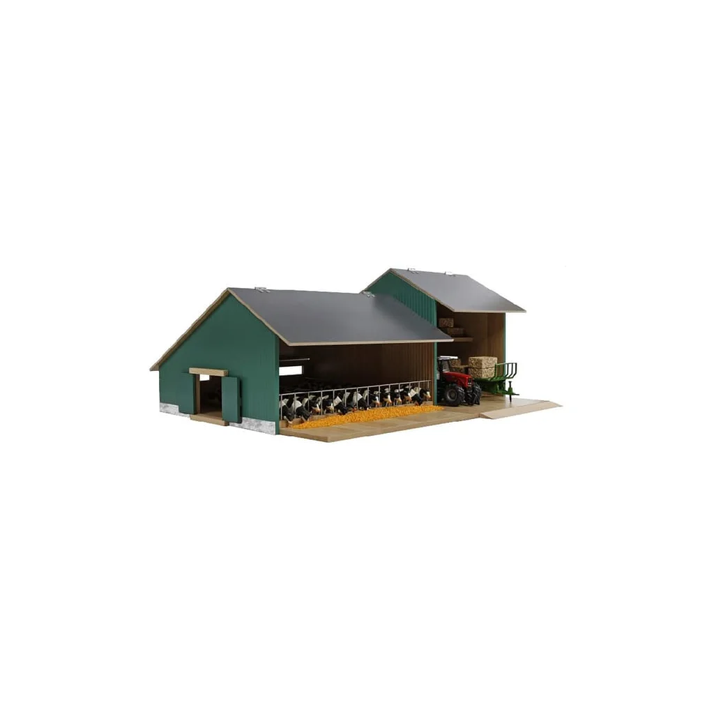 Grajd vite cu hangar 55x72x32cm 1:32