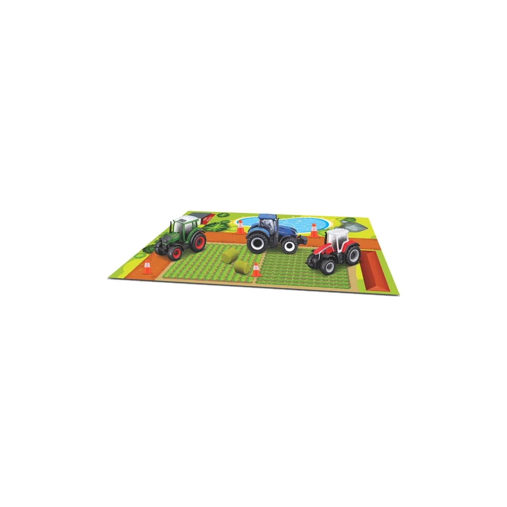 Set de jucărie de mini-tractoare și utiliaje agricole Fendt