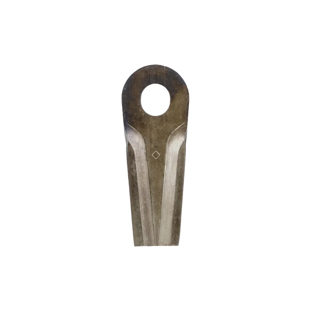 Lamă cositoare stânga/dreapta 132x50x4mm orificiu 23x20,5mm oval pachet 25 buc. potrivită pentru Kongskilde JF/Stoll 13800013KR