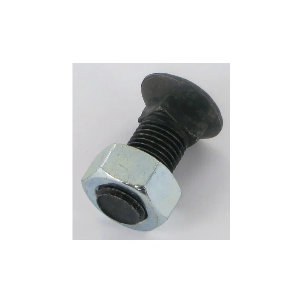 Șurub și piuliță pentru plug 14x1.5x36, cap rotund înecat, gât pătrat 141536VK