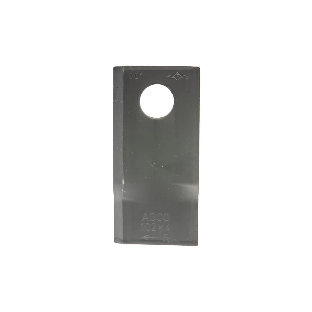 Lamă cositoare dreapta 102x48x4mm orificiu 19mm pachet 25 buc. potrivită pentru Fella 140692