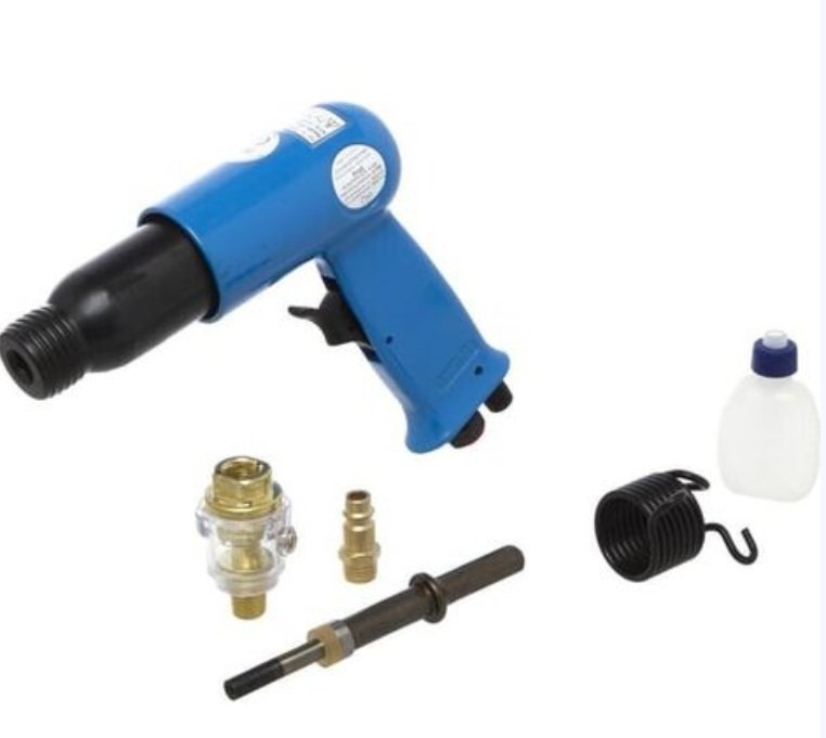 Ciocan pneumatic, pentru montare agrafe curele prese de balotat
