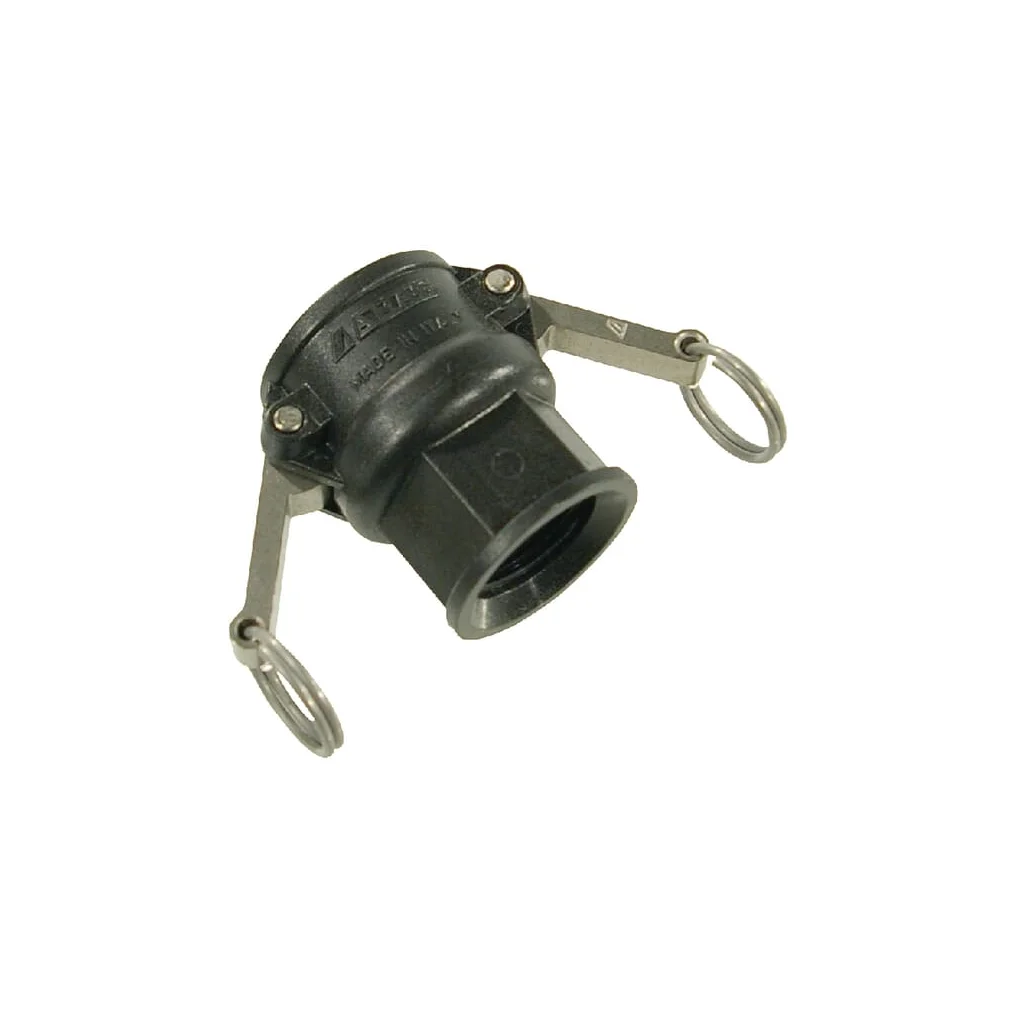 Cuplă Camlock tip D 1", filet mamă, polipropilenă 18104D